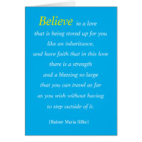 Een erfenis van Liefde Wenskaart