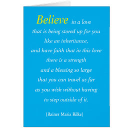 Een erfenis van Liefde Wenskaart