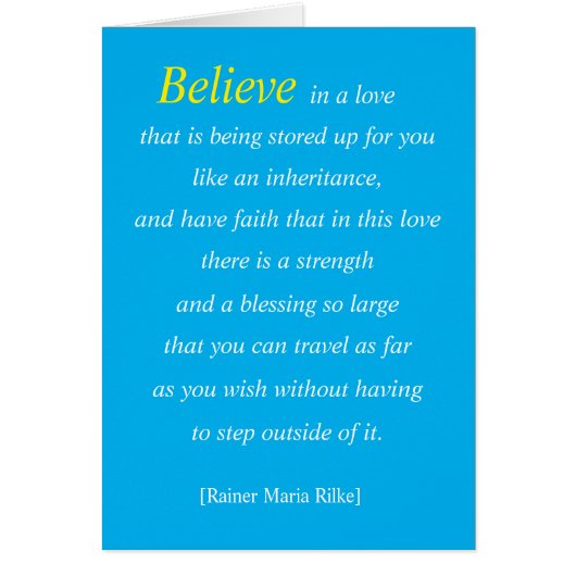 Een erfenis van Liefde Wenskaart (Voorkant)