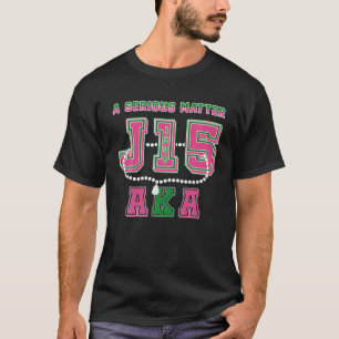 Een ernstige zaak J15 1908 Roze Groene AKA Vrouwen T-shirt