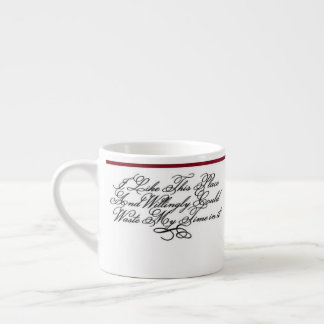 Een espressokopje - een citaat van Shakespeare Espresso Kop