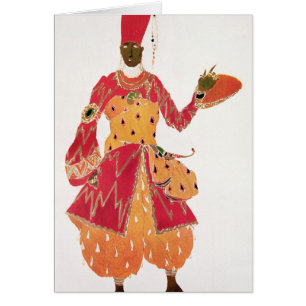 Een Eunuch uit het ballet "Scheherazade"
