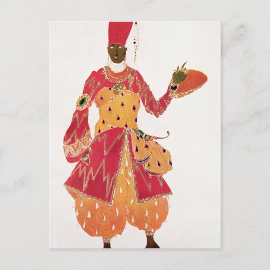 Een Eunuch uit het ballet "Scheherazade" Briefkaart (Voorkant)
