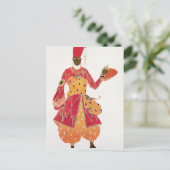 Een Eunuch uit het ballet "Scheherazade" Briefkaart (Staand voorkant)