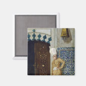 Een eunuch voor de deur van de harem magneet (Voorkant / Achterkant)
