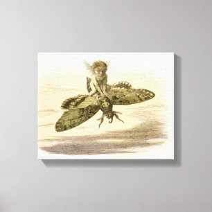 Een Evening Ride, illustratie uit 'In Fairyland: Canvas Afdruk