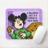 Een evenwichtig diet muismat (Met muis)