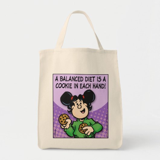 Een evenwichtig diet tote bag (Voorkant)