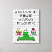 Een evenwichtige diet-illustratie