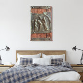 Een exorcisme, paneel van de rechterdeur, 12e canvas afdruk (Insitu (Slaapkamer))