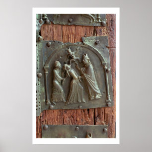 Een exorcisme, paneel van de rechterdeur, 12e poster