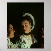 Een experiment op een vogel in de luchtpomp, 1768 poster (Voorkant)