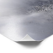 Een F-117A Nighthawk vliegt hoog boven de bergen Foto Afdruk (Hoek)