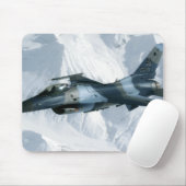 Een F-16-compressor Muismat (Met muis)