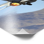 Een F-16E uit de Verenigde Arabische Emiraten Foto Afdruk (Hoek)