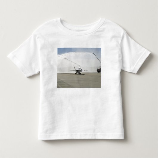 Een F-18-vliegtuig Kinder Shirts (Voorkant)