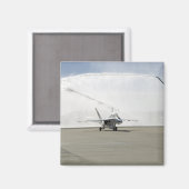 Een F-18-vliegtuig Magneet (Voorkant / Achterkant)