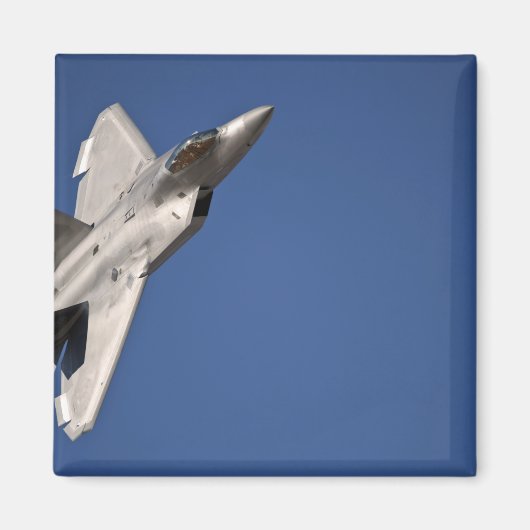 Een F-22 Raptor-vliegtuig Magneet (Voorkant)