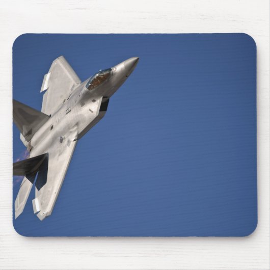 Een F-22 Raptor-vliegtuig Muismat (Voorkant)