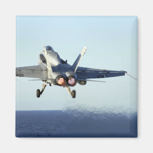 Een F/A-18C-Hornet uit de cockpit Magneet