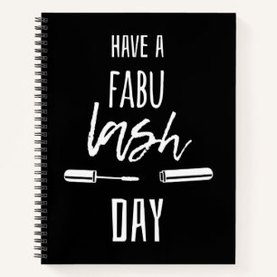 Een Fabu Lash-dag Notitieboek