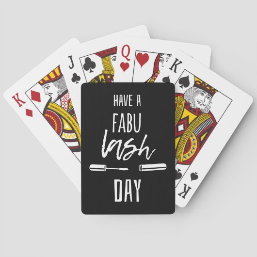 Een Fabu Lash-dag Pokerkaarten (Achterkant)