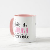 Een Fabulash Weekend Coffee Cup Mok (Voorkant links)