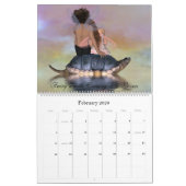 Een faire kruisende schildpad kalender (Feb 2026)