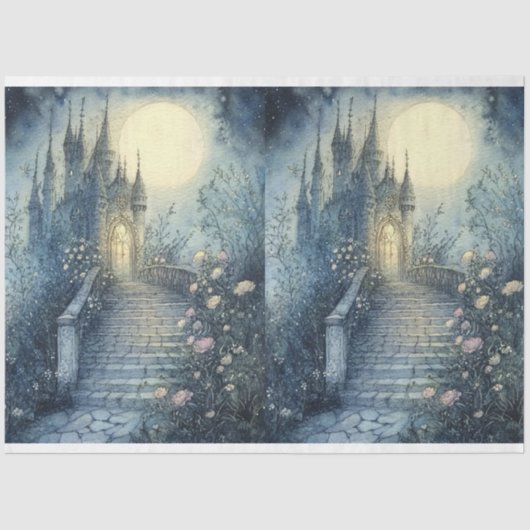 Een Fairy Moon Series Design #14 Tissuepapier (Voorkant)