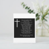 Een familiegebed briefkaart (Staand voorkant)