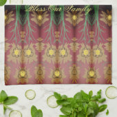 Een Fancy Roos en gele theedoek (Gevouwen)