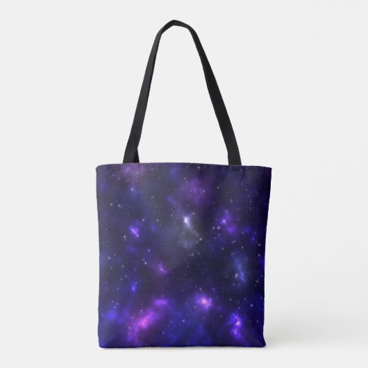 Een fancy sterrenstelsel canvas tas (Achterkant)