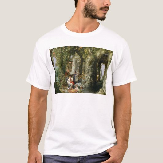 Een Fantastische grot met Odysseus en Calypso T-shirt (Voorkant)