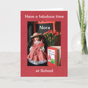 Een fantastische tijd op school heeft Nora een fan Kaart