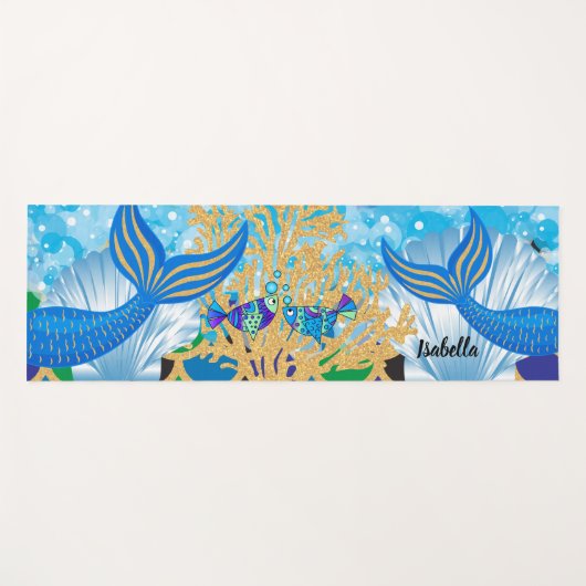 Een Fantasy Mermaid Life Yogamat (Voorkant (horizontaal))