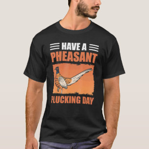 Een fazant-springstaartje voor vogeljacht t-shirt