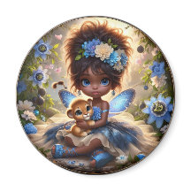 Een fee en haar Leeuw Cub Blue