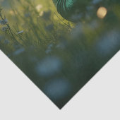 Een fee traint haar draak tissuepapier (Detail)