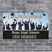 Een feest! Aangepaste Afstuderen banner