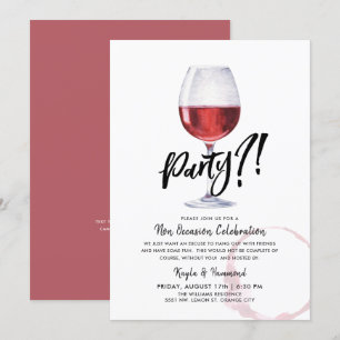 Een feest alleen voor een feest? Wijnglass Thorm Kaart