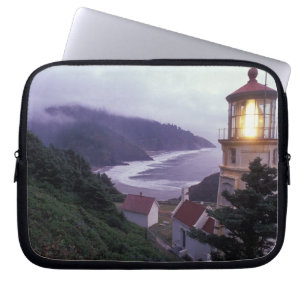 Een feestdag aan de kust van Oregon bij de Heceta Laptop Sleeve