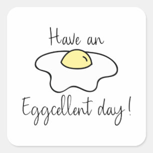 Een feestdag hebben vierkante sticker