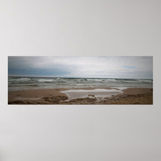 Een feestdag op het strand poster