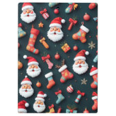 Een feestelijk tapijt en kerstsfeer klembord (Achterkant)