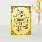 Een feestelijke feestdag. kaart (Gele Bloem)