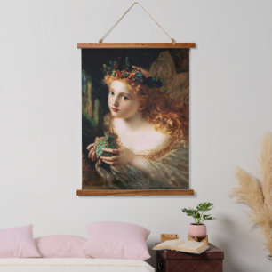 Een feilloos is gemaakt van de meeste mooie dingen hangend wandkleed