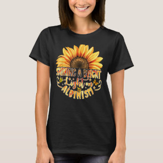 Een fel licht op albinisme voor albinisme AW T-shirt