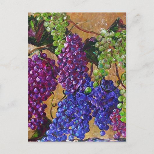Een festival van Druiven Briefkaart (Voorkant)