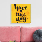 Een fijne dag canvas afdruk (Insitu (Woonkamer))