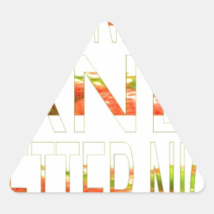 Een fijne dag driehoek sticker